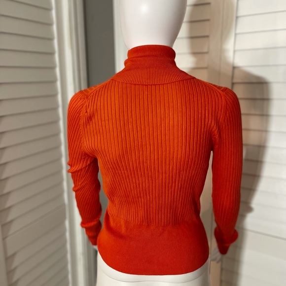 Orange Zara Turtleneck - Picture 4 of 6